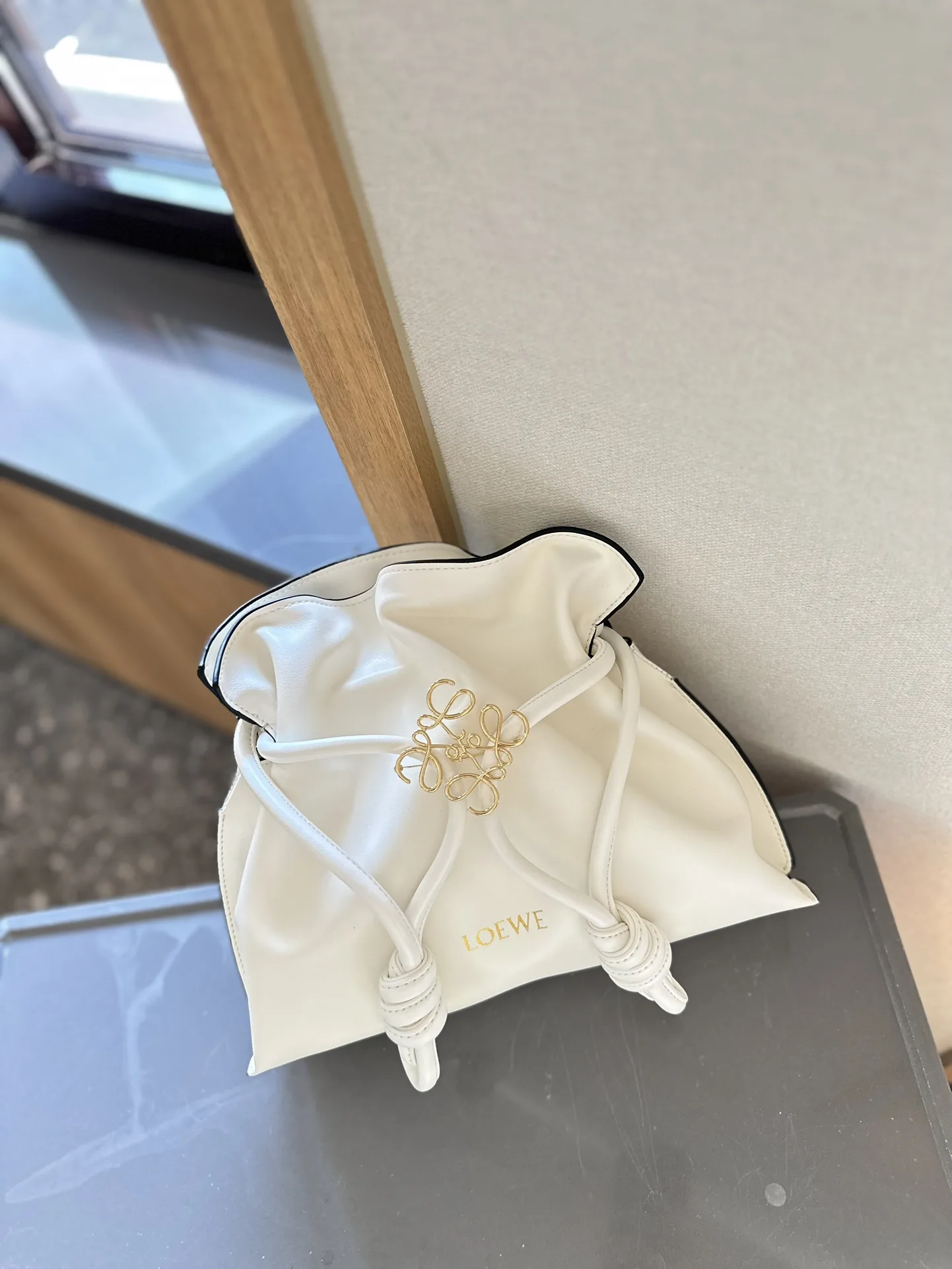 Flamenco clutch in nappa calfskin