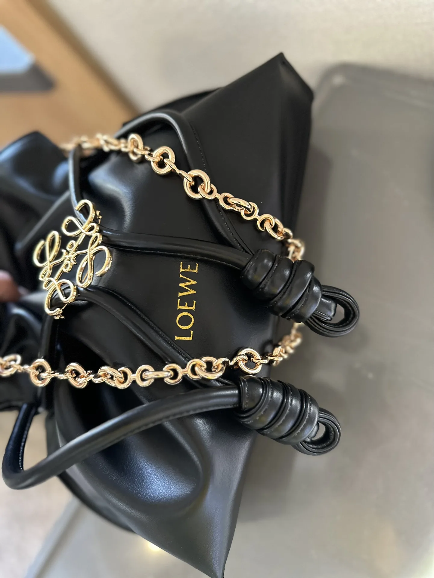 Flamenco purse in mellow nappa lambskin