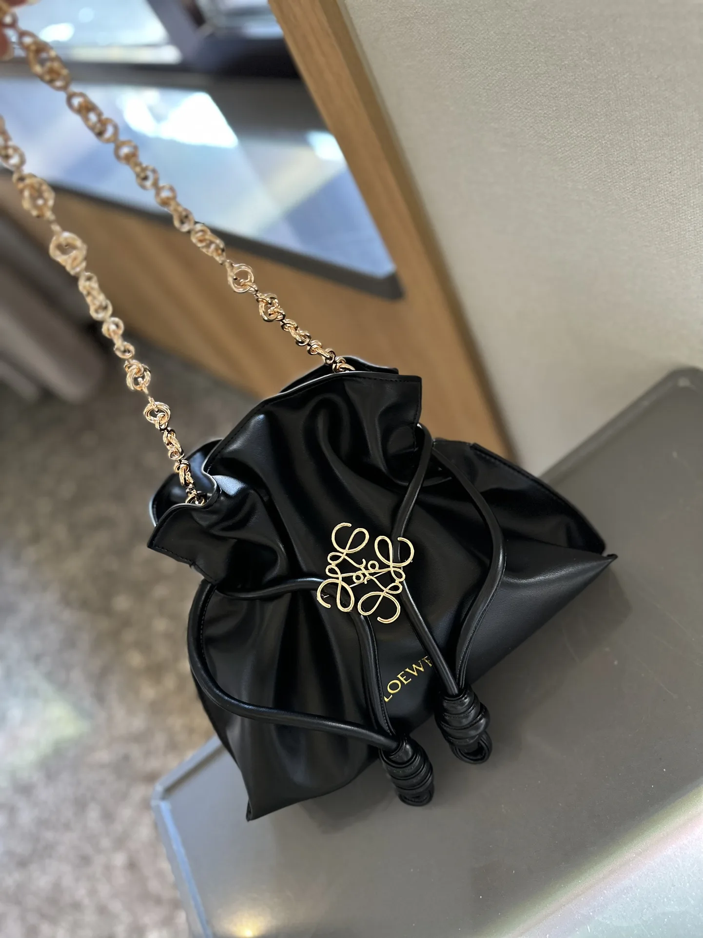 Flamenco purse in mellow nappa lambskin