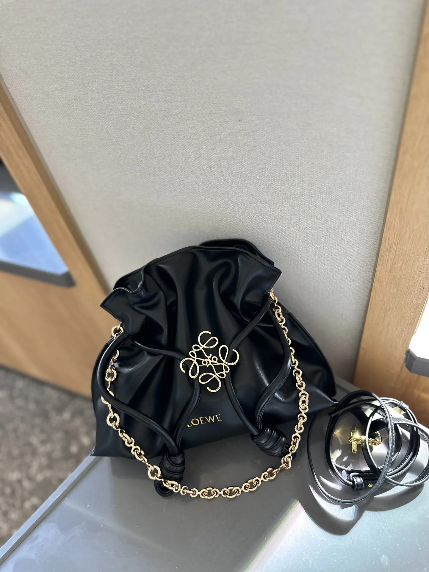 Flamenco purse in mellow nappa lambskin
