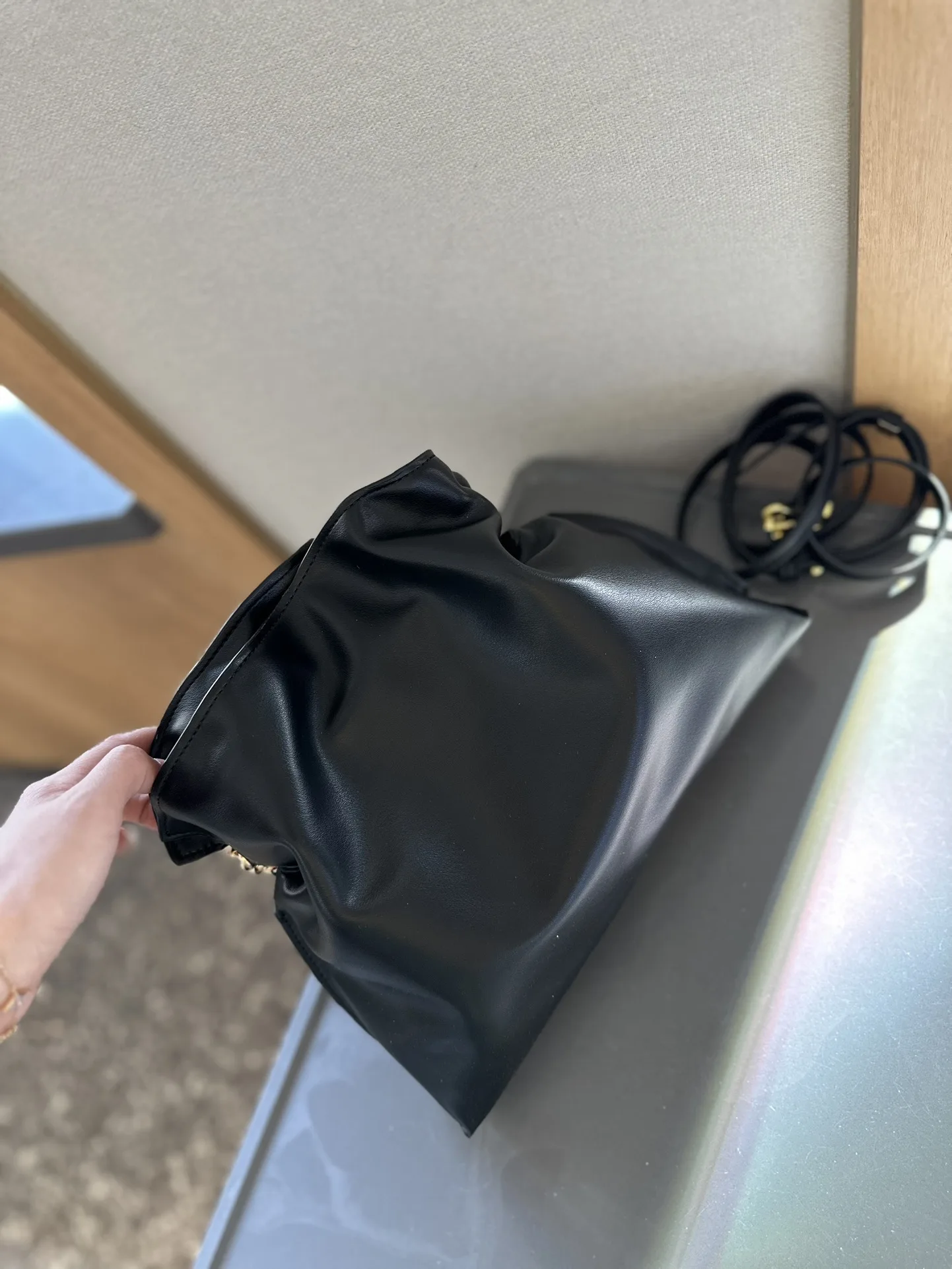 Flamenco purse in mellow nappa lambskin