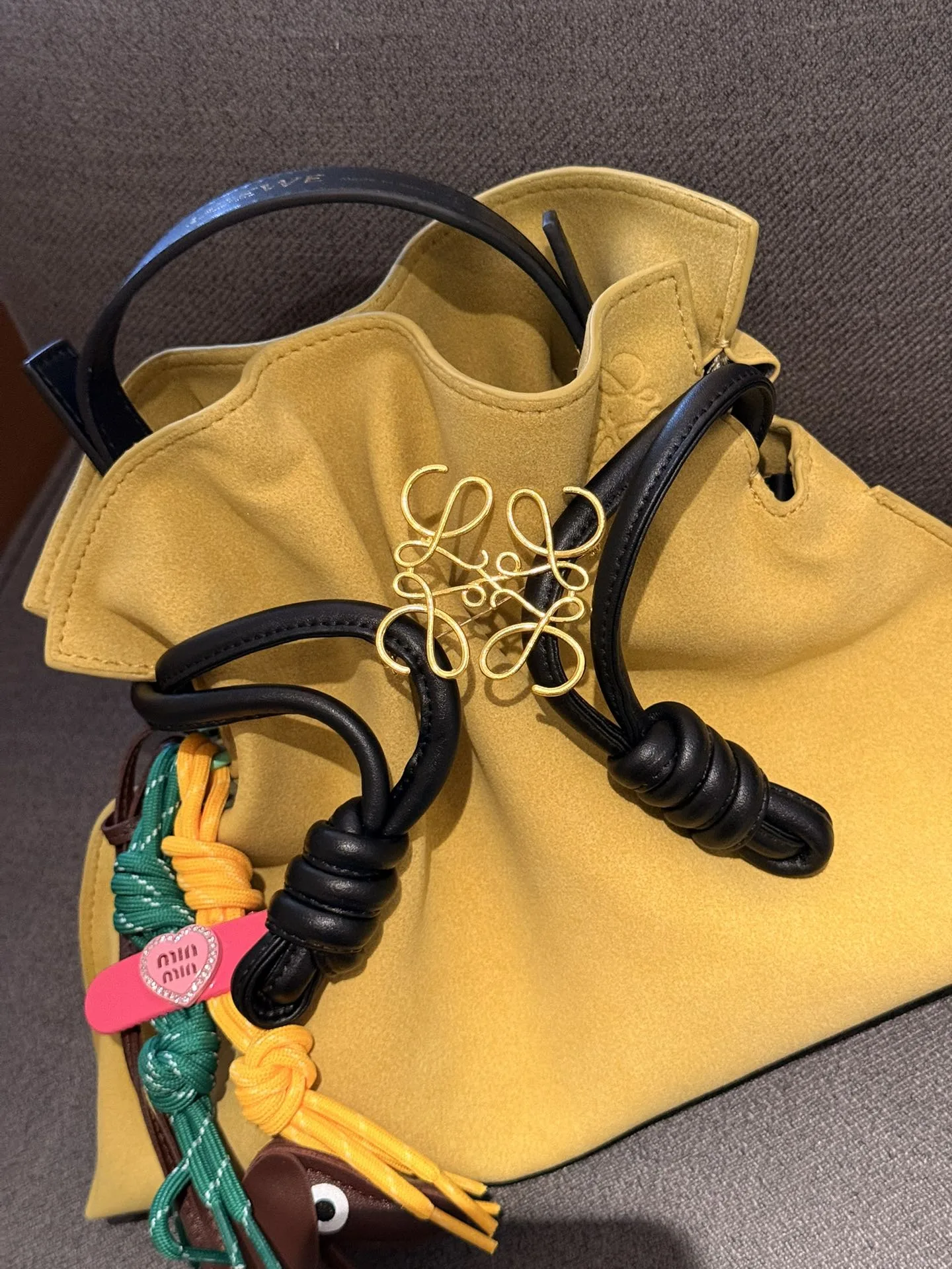 Flamenco clutch in nappa calfskin