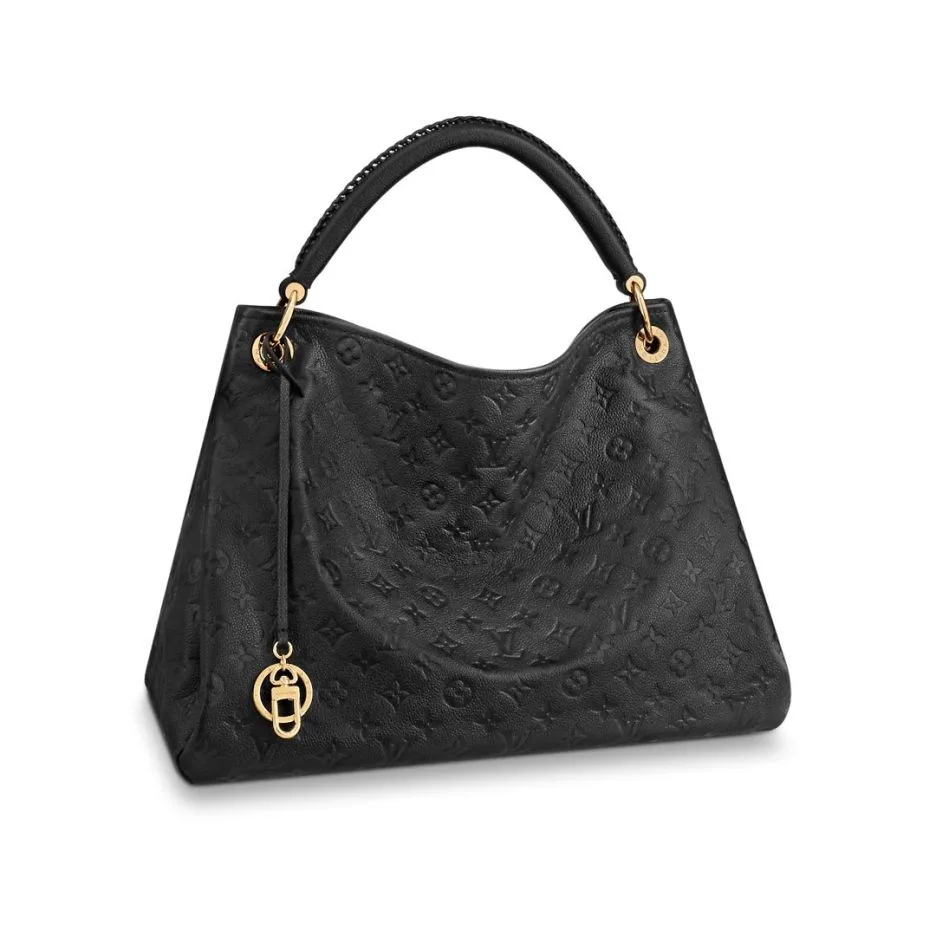 Louis Vuitton Artsy Black MM M41066 Poche felli