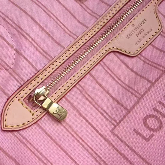 N41050 Neverfull MM Shoulder Bag Damier Azur Canvas
