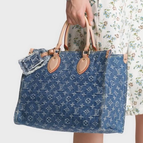 【🔥Special Offers🔥】Louis Vuitton M46871 OnTheGo MM Denim Blue