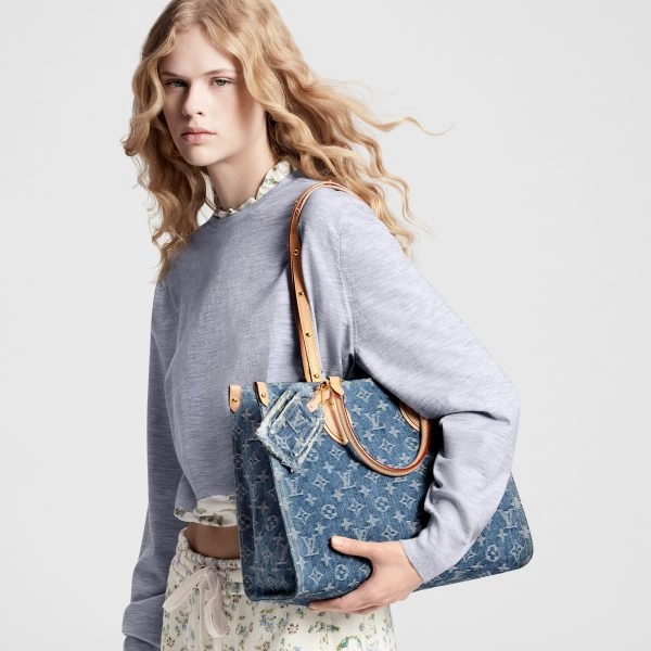 【🔥Special Offers🔥】Louis Vuitton M46871 OnTheGo MM Denim Blue