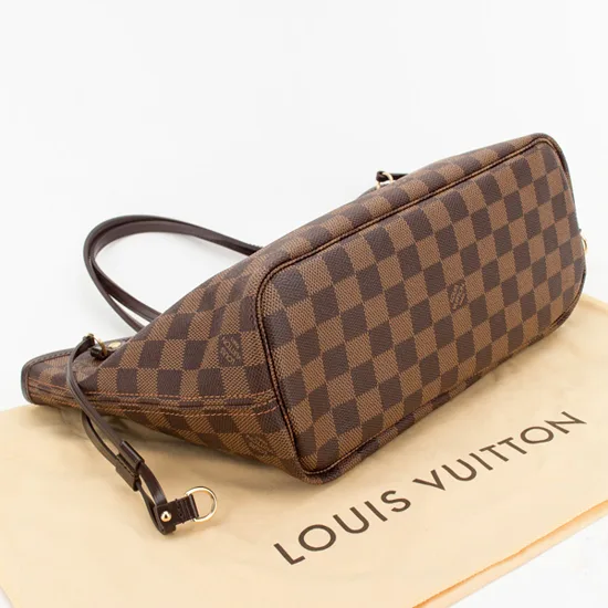 N51109 Neverfull PM Shoulder Bag Damier Ebene Canvas