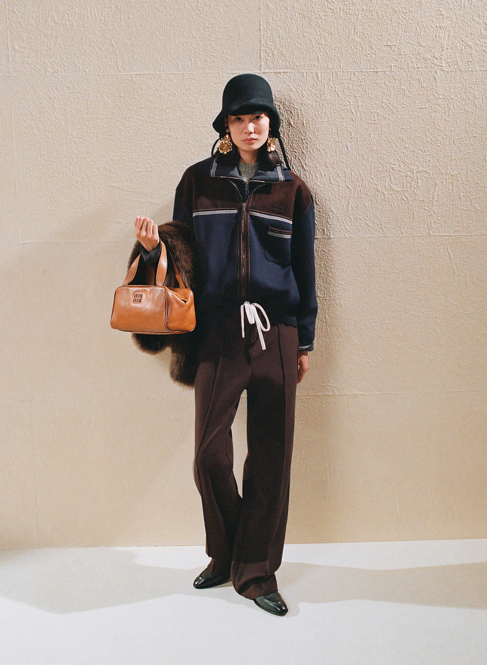 MIUMIU Leather top-handle bag