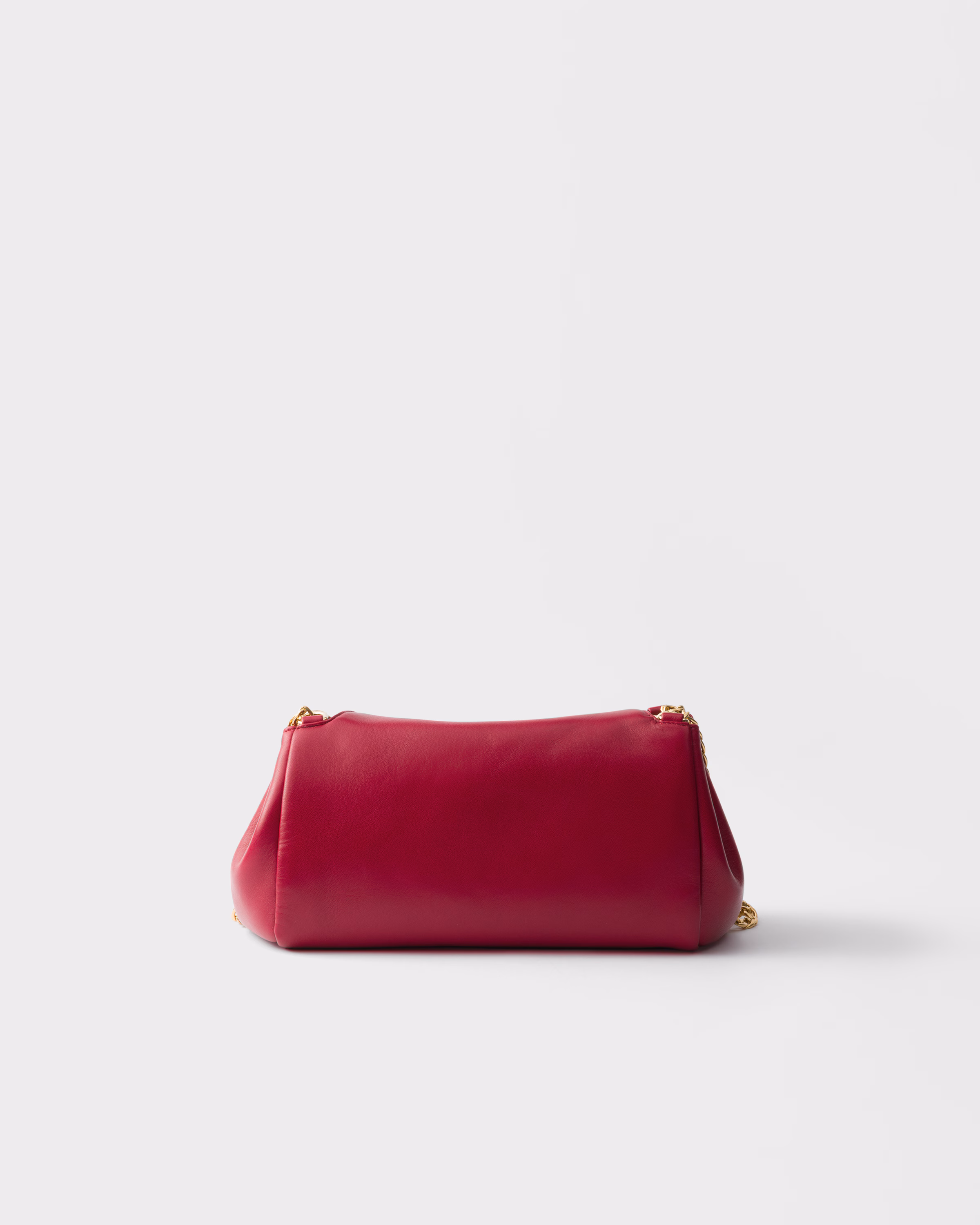 Prada Tumulte small nappa leather bag-Cherry