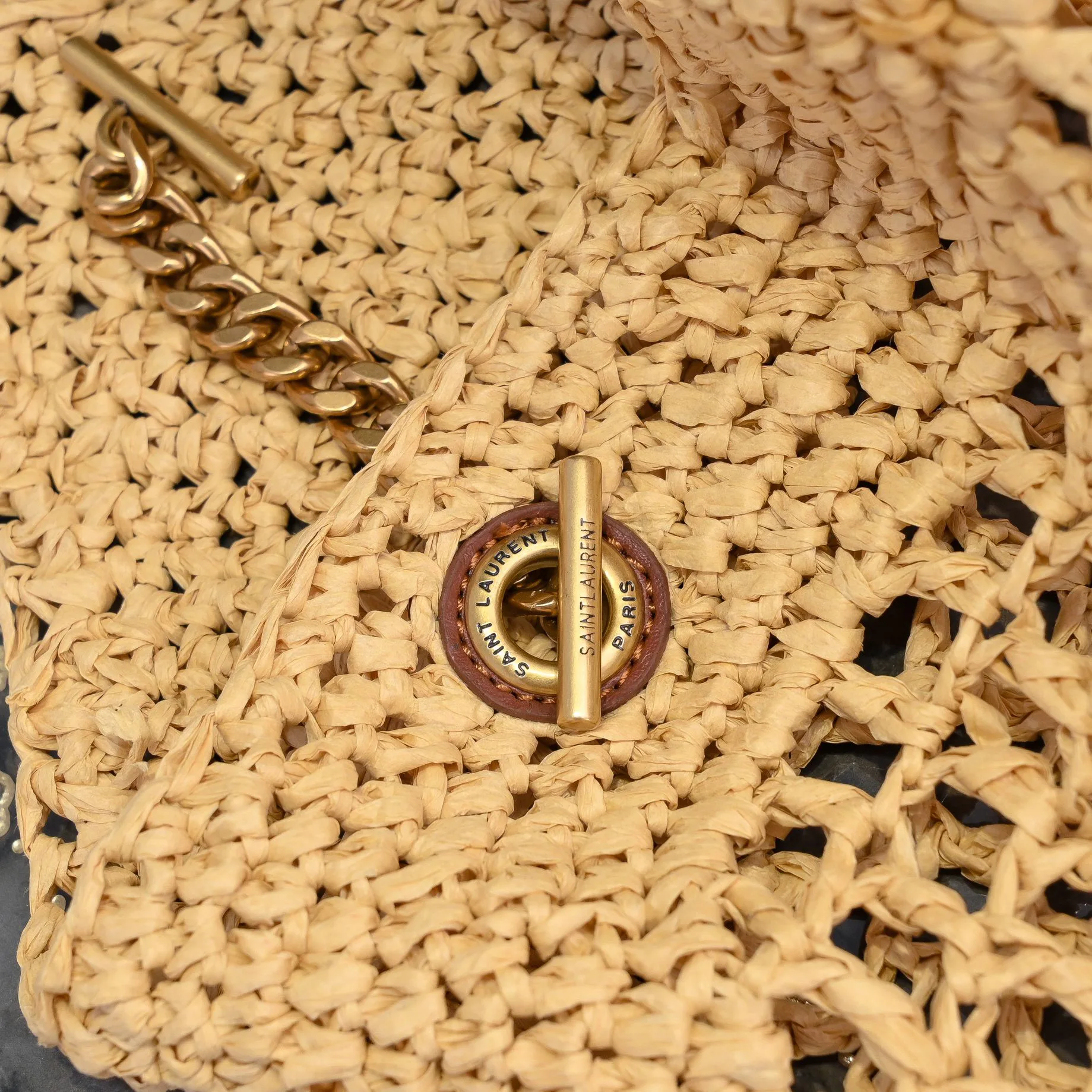 Saint Laurent Icare In Raffia - Bag