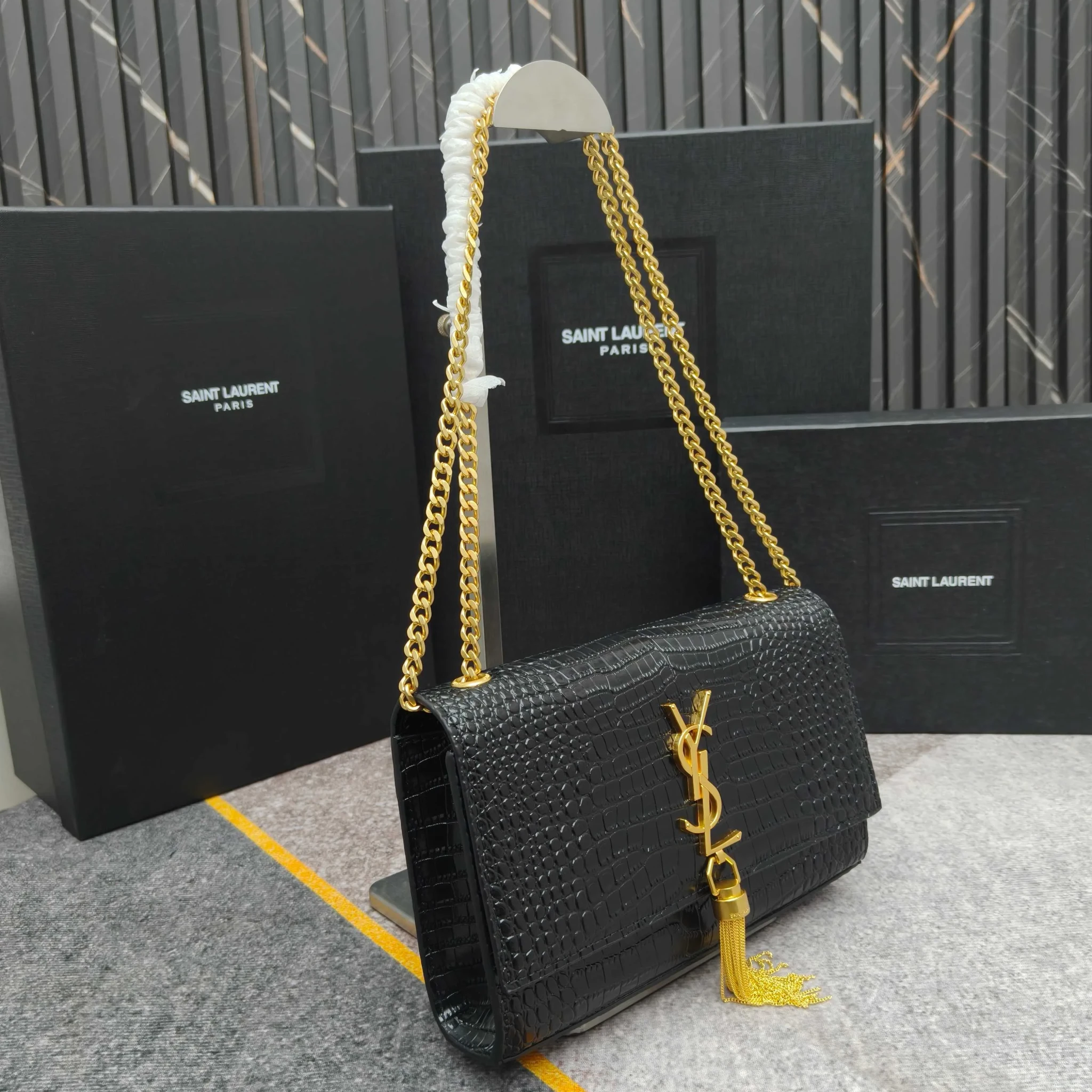 SAINT LAURENT YSL Kate Tassel Chain Wallet - Bag