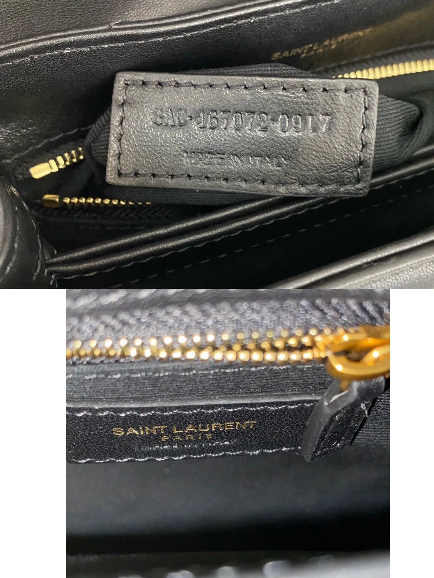 SAINT LAURENT Loulou Toy quilted leather shoulder bag black - Bag