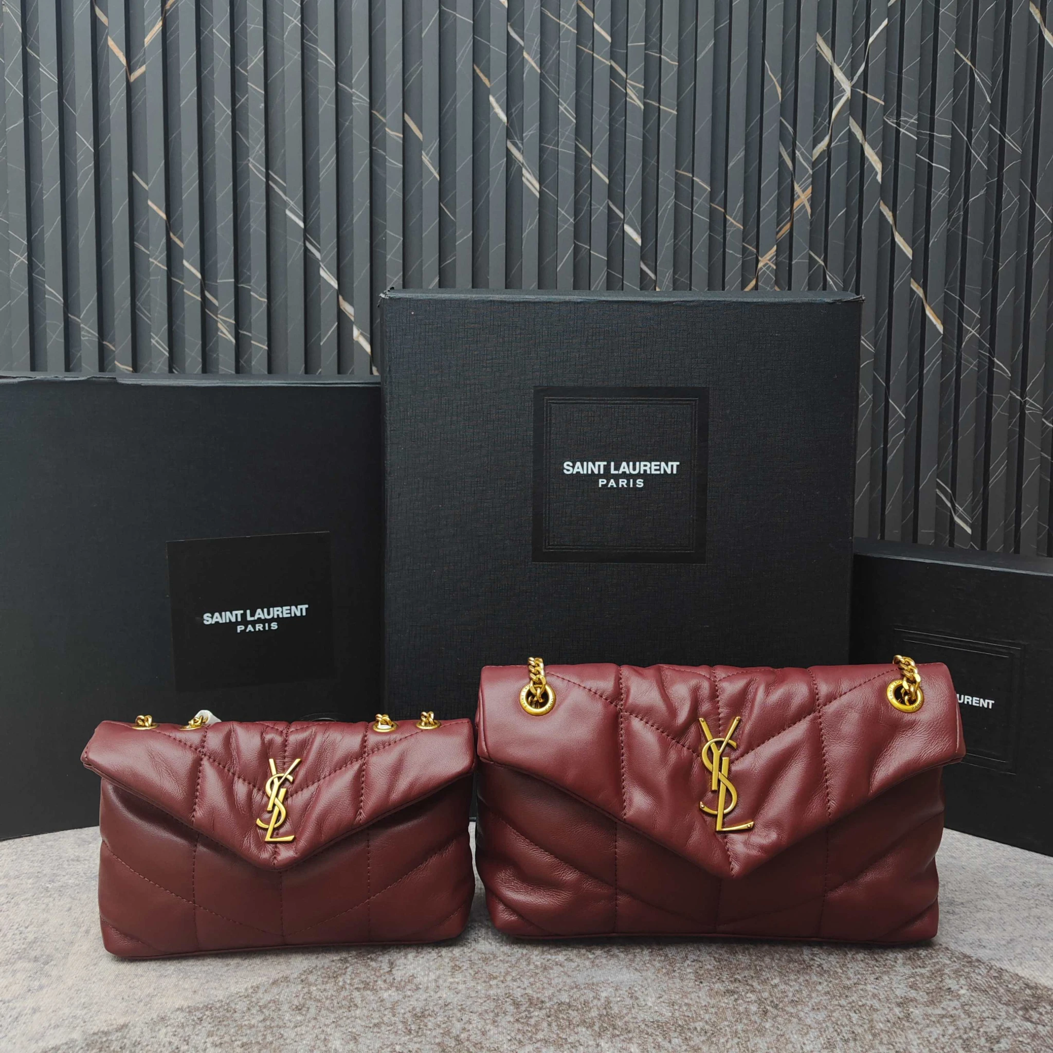 Saint Laurent YSL Puffer in shiny leather Crossbody - Bag