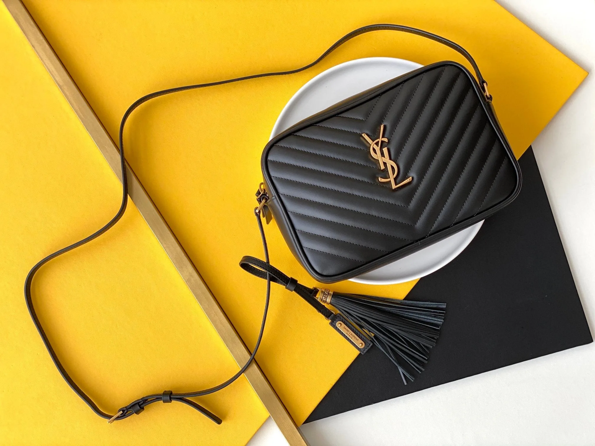 YSL Lou Camera Bag In Quilted Leather
