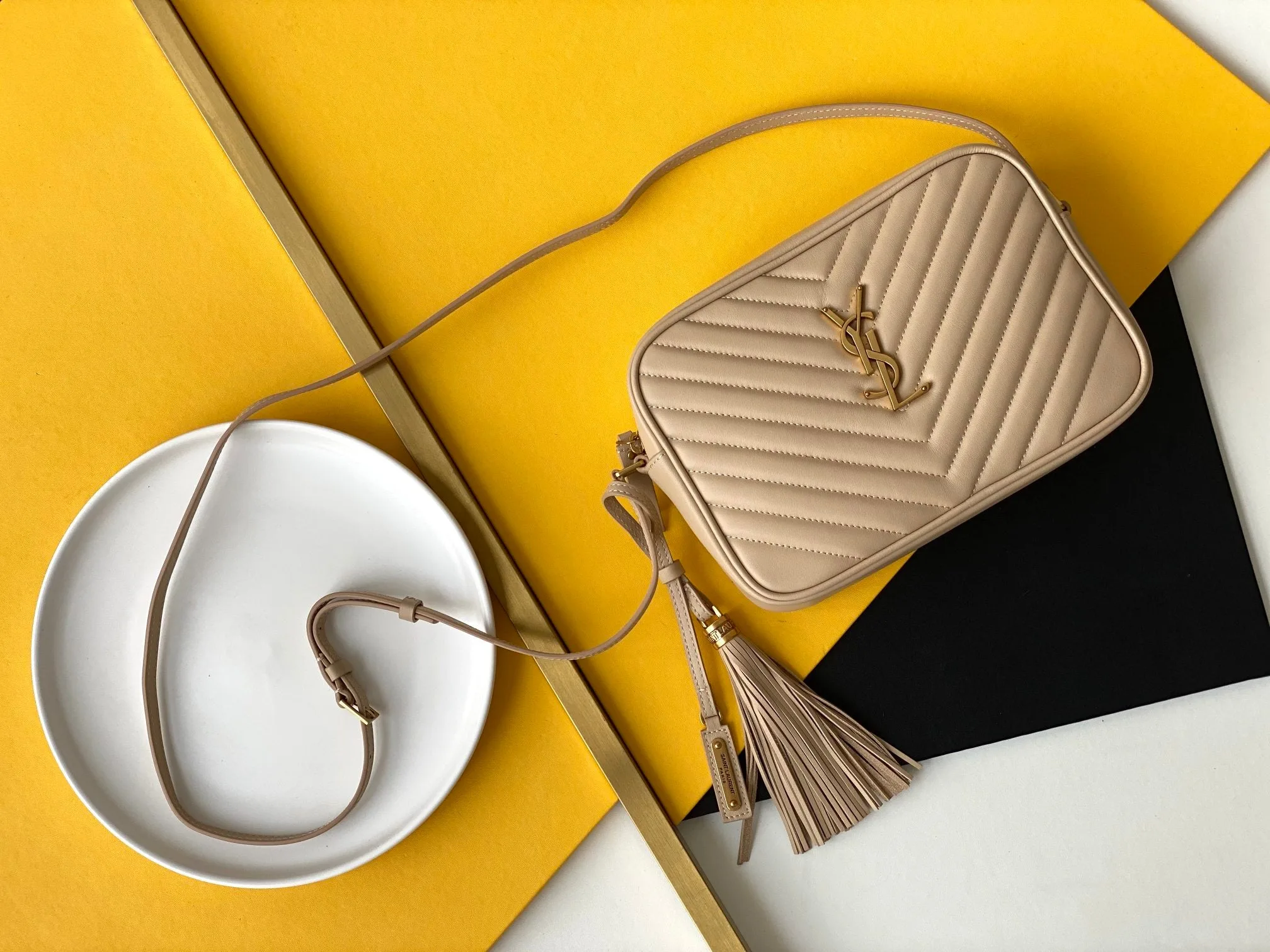 YSL Lou Camera Bag In Quilted Leather