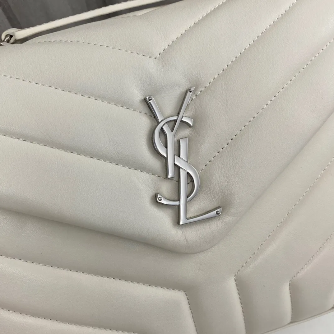 SAINT LAURENT Loulou Small Quilted Leather Shoulder Bag